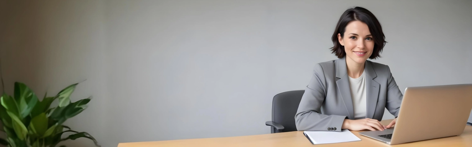 Девушка с ноутбуком